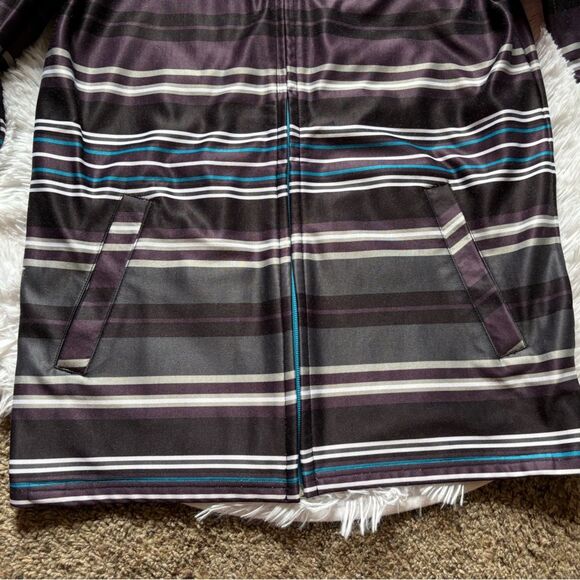 Oakley Jacket Hooded Striped Mens Size Medium - Picture 5 of 8